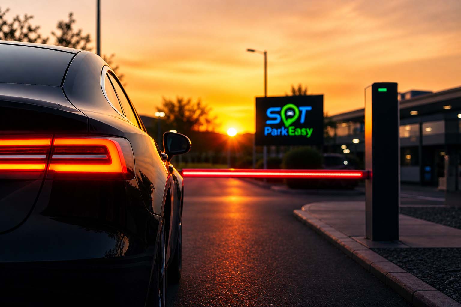 Parking entrance technology placeholder